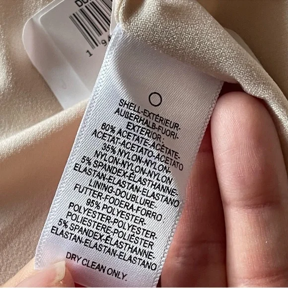 Dress The Population Melania Off the Shoulder Gown Maxi Dress Champagne Size XS - Picture 10 of 13